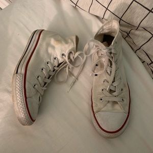 High Top White Converse